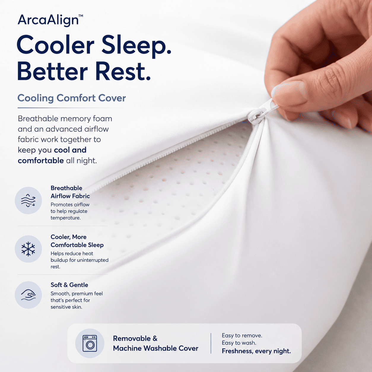 The ArcaAlign™ Cloud Pillow