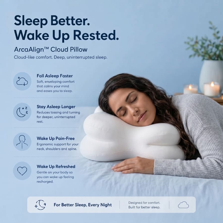 The ArcaAlign™ Cloud Pillow