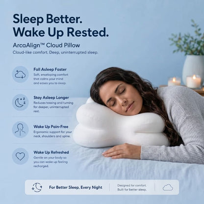 The ArcaAlign™ Cloud Pillow